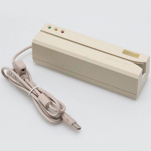 MSR609 HID Magnetic Stripe Card Reader Writer Encoder + 20 Free Blank Cards