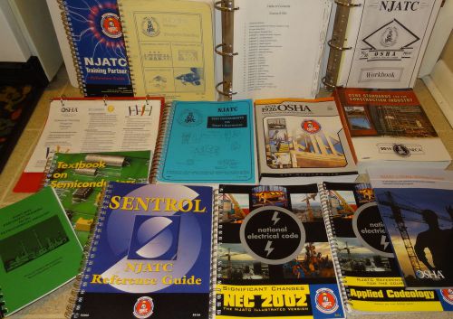 Lot NJATC Electrical Blueprint OSHA Construction Codeology Sentrol Safety COURSE