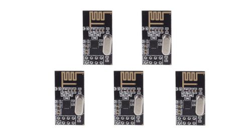 NRF24L01+ Enhanced 2.4GHz Wireless Transceiver Module (5-Pack)