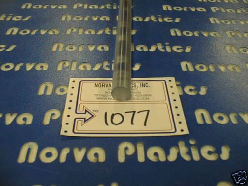 (1077)POLYCARBONATE 1&#034; DIA ROD 60&#034;LONG PC MACHINE GRADE