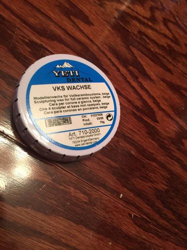 New YETI Dental Sculpturing Impress Wax MADE IN GERMANY.  70g