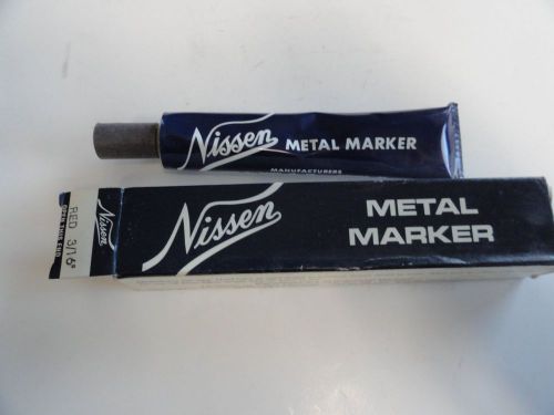 NISSEN METAL MARKER RED 3/16&#034;