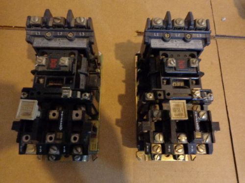 QTY 2 Allen Bradley 509-AOD Size 0 Contactors