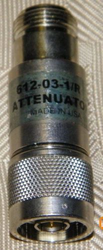 MECA N-TYPE ATTENUATOR  Part Number 612-03-1/R