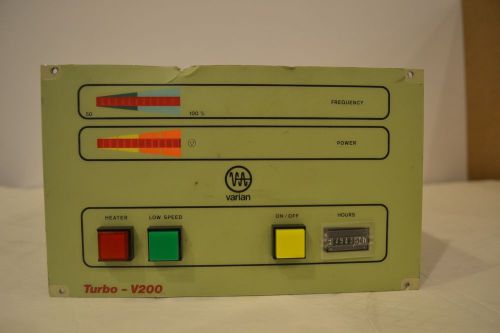 Varian Turbo-V200 Turbo Molecular Pump Controller Model 969-3522