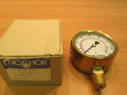 NoShok 25.300.160 PSI/BAR 1/4&#034; NPT, W/PAUL-MUNROE LOGO