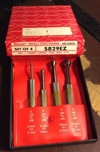 Starrett S829EZ Small Hole Gage Set