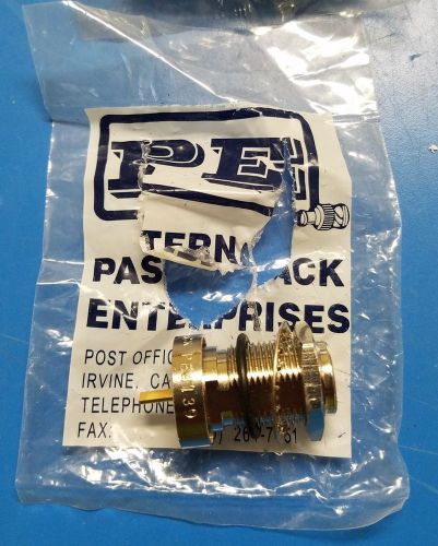 NEW PASTERNACK TYPE N FEMALE BULKHEAD CONNECTOR ADAPTER PE4139