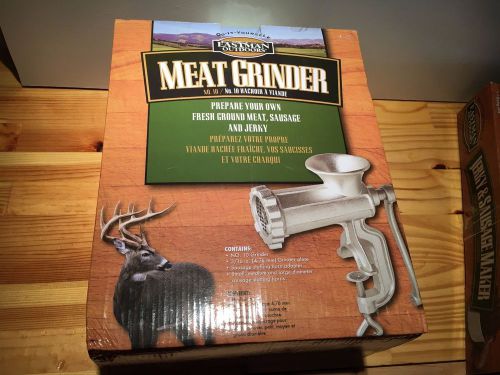 EASTMAN OUTDOORS MEAT GRINDER NO 10 ITEM 38213 MISSING STUFFER TUBES #737