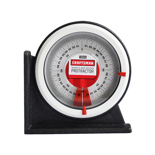 Craftsman magnetic universal protractor magnetic back measuring hand tool for sale