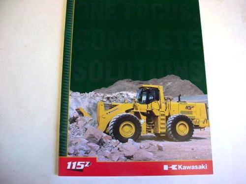 Kawasaki 115 ZV Wheel Loader Literature