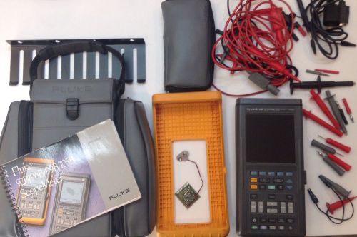 Fluke 99B Scopemeter Series II Digital Scope Meter Multimeter Electronic Lot Bag