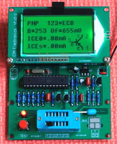 Mega328 transistor tester ESR frequency LCR Diode Capacitor meter square signal