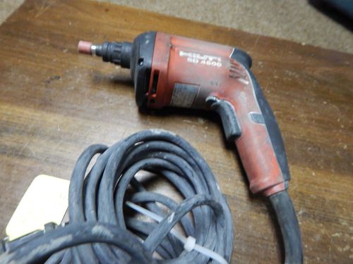 &#034;HILTI&#034; # SD-4500  Corded Screwdriver Unit # 28