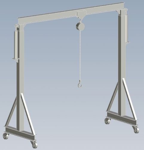 GANTRY CRANE PLANS - 2 TON MOBILE GANTRY CRANE PLANS