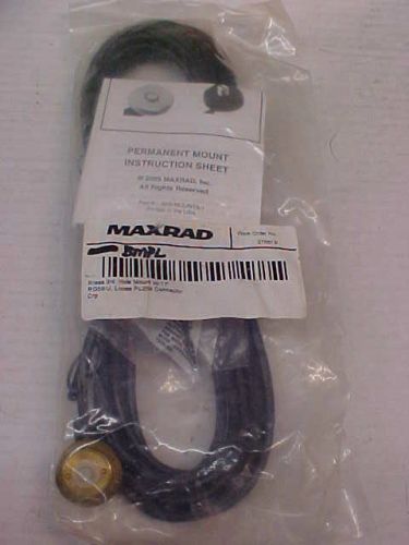 maxrad mobile radio antenna cable brass 3/4 hole mt w/17&#039; rg58/u &amp; pl259 lo#a376