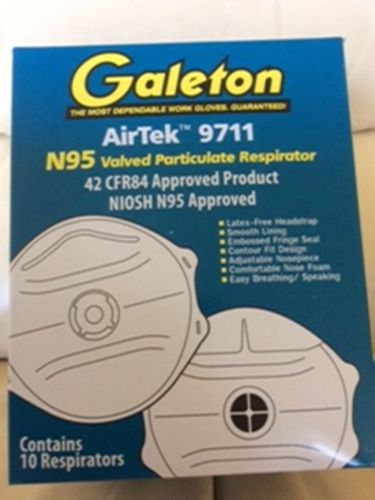 AIRTEK 9711 N95 VALVED PARTICULATE RESPIRATOR