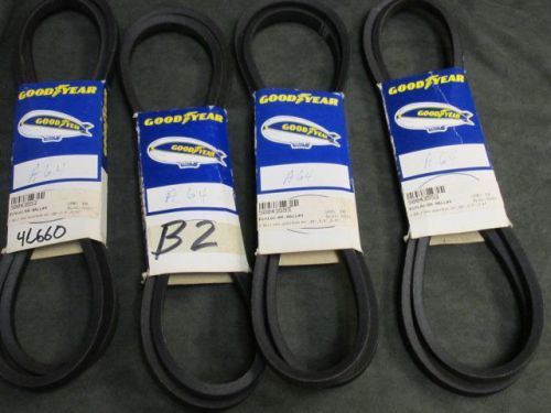 NEW Lot of (4) Goodyear A64 4L660 Belts