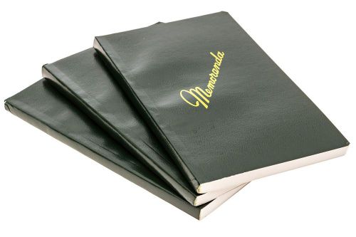 US Military Memo Book (3 Pack) Side Bound 3-3/8 x 5-5/8 Inch with Durable Sew...