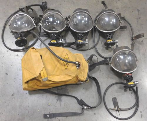 R126207 Lot of TBC SurvivAir Masks w/ Dual Tanks