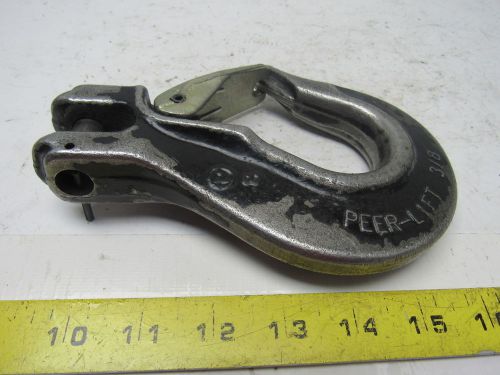 Peer-Lift 0503714 3/8&#034; Clevis Sling Hook W/ Latch &amp; Pin