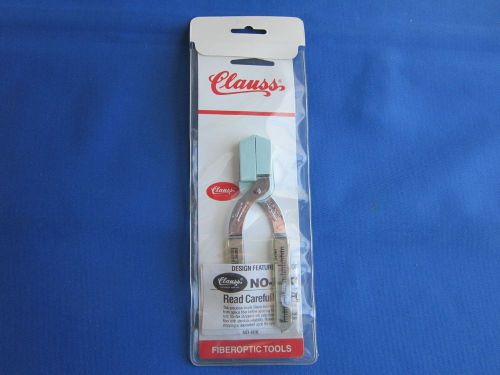 CLAUSS NO NIK FIBEROPTIC STRIPPERS - BLUE HANDLE - NEW IN PACKAGE