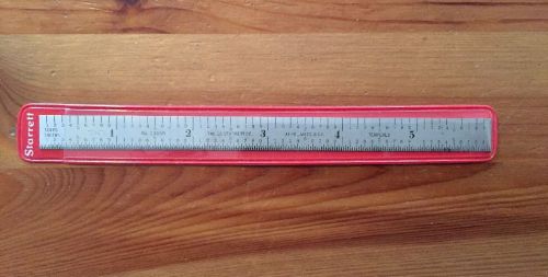 STARRETT C305R-6 FLEXIBLE RULE 6 INCH SCALE  100ths Free Shipping