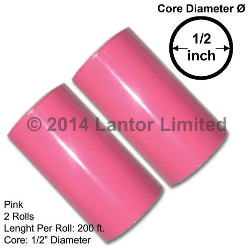 Hot foil stamping stamp rolls pink kingsley howard 3&#034; 2 x 200 ft#yed-6235-s2# for sale