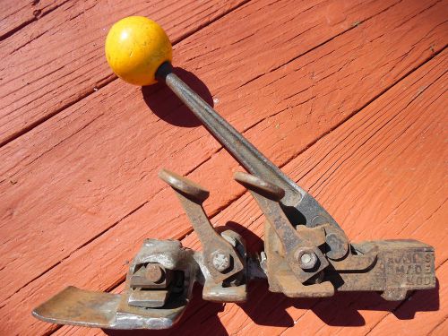 ACME STEEL SHIPPING BANDER STRAPPING FREIGHT LUMBER PALLET TENSIONER HAND TOOLS