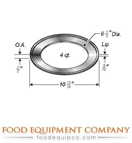 Wells 20822 Adapter Top converts 11 qt. round warmer to hold 4 qt. inset