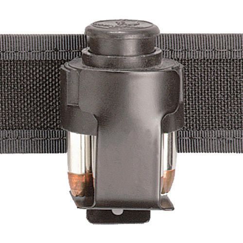 Safariland cd-2 black plain clip-on metal speedloader pouch medium revolver for sale