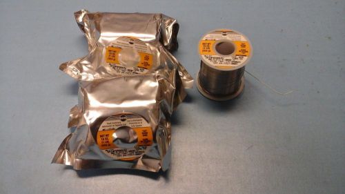 (2) 1 lb Rolls Kester 44 Rosin Core Solder - SN10 PB88 AG02 .020 Diameter