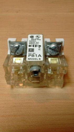 EATON  Cutler Hammer SWITCH CATALOG  PB1A MODEL B N.O. PUSH BUTTON