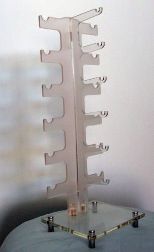 Acrylic 6 Pairs Sunglasses Stand Holder White Glasses Show Rack Counter Display