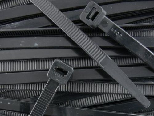 Securetm cable ties 8 inch heavy duty black cable ties (120lbs) 100pk for sale
