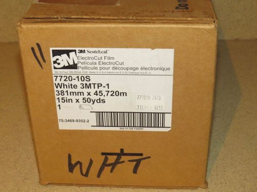 ^^3M 7720-10S  SCOTHCAL ELECTROCUT FILM - SIGN WHITE 15&#034;X50YDS -  (#11)