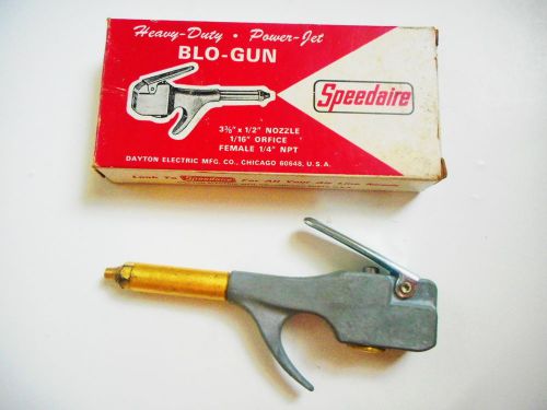 Vintage Speedaire blo-gun 2X492 air blow gun