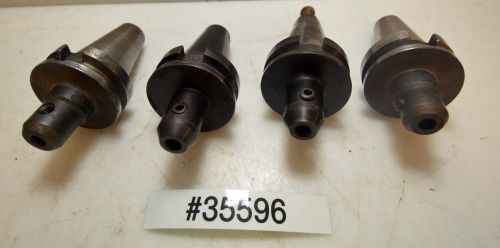 Lot of Four BT40 Tool Holders Sandvik, Nikken 3/8 Inch (Inv.35596)