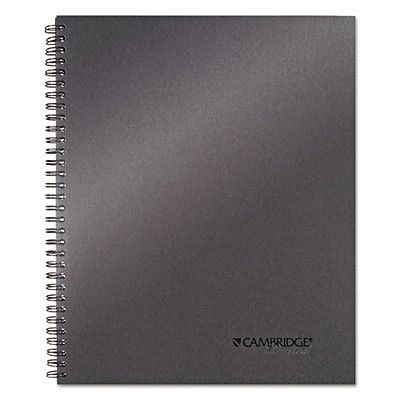 Side-bound guided business notebook, 9 1/4 x 11, metallic titanium, 80 sheets for sale