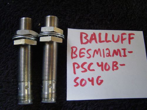 NEW BALLUFF BES-M12MI-PSC40B-S04G SENSORS BES0068 BESM12MIPSC40BS04G 2pcs