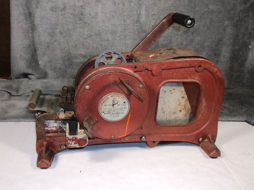 VINTAGE  INDUSTRIAL PACKAGING  PAPER TAPE  MACHINE DISPENSER