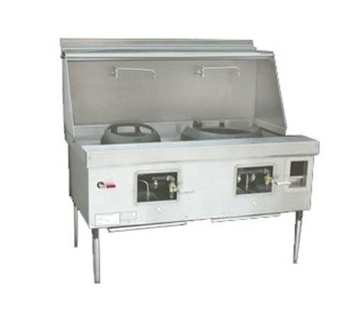 Town E-2-SS EcoDeck Wok Range gas (2) chamber