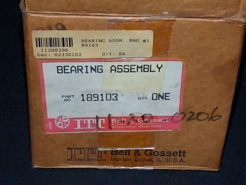 BELL &amp; GOSSETT 189103 BEARING ASSEMBLY FOR BOOSTER PUMP 148853