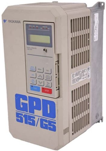 Yaskawa CIMR-G5M23P7 GPD 515/G5 AC 0-230V w/JVOP-130U Digital Keypad Operator