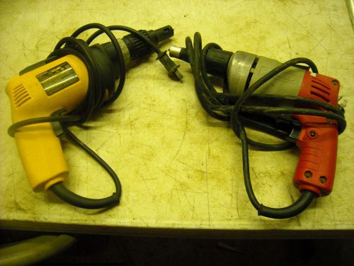 DEWALT AND MILWAUKEE DECK SCREWDRIVER SET