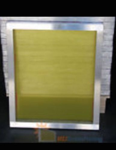 Qty 12.  25 X 36 Screen Printing Frames With Yellow Mesh