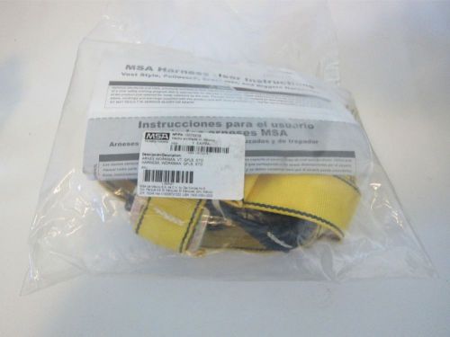 New sealed msa 10072479 workman full body harness standard yellow for sale