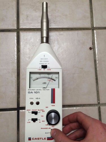 CASTLE SOUND LEVEL METER GA 101 GA101 NEW WORKS