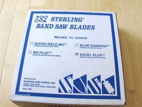 2    STERLING  BAND SAW BLADES  TYPE EXCEL PLUS BI-METAL M-42 POSITIVE RAKE MIB