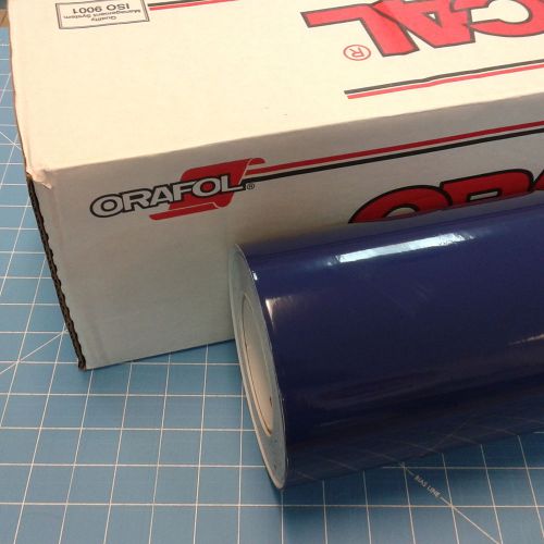 1 Roll 24&#034; X 10&#039; Dark Blue Oracal 651 Sign Cutting Vinyl